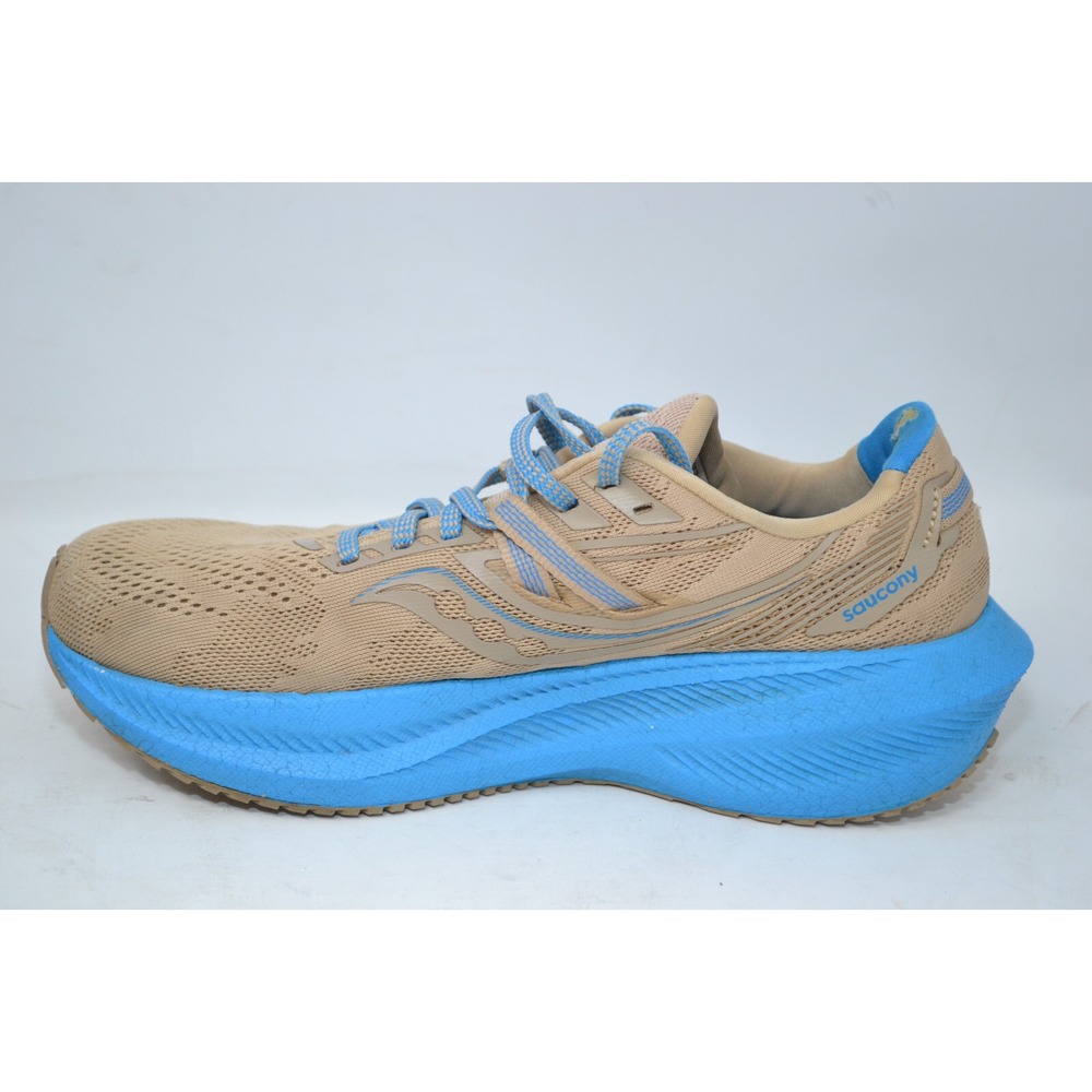 Saucony Triumph 20 Shoes Womens Size 8 Desert Aqua Road Running Support Trainer - Picture 7 of 12